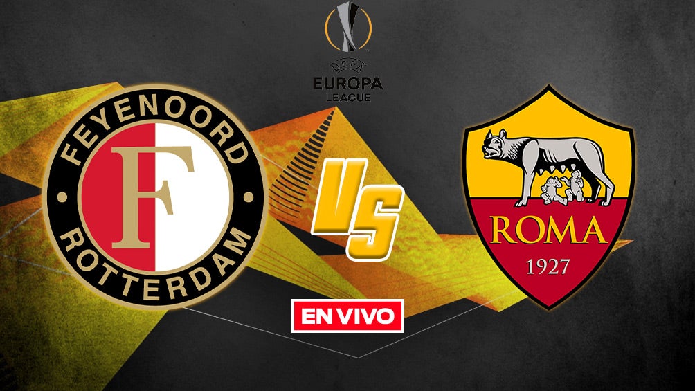 Santiago Giménez: Feyenoord vs Roma UEFA Europa League EN VIVO Cuartos de Final Ida