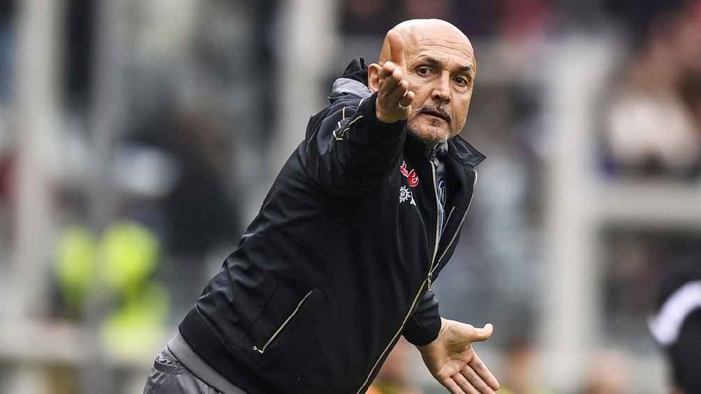 Luciano Spalletti con el Napoli