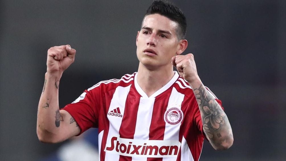 James Rodríguez quedó fuera del Olympiacos