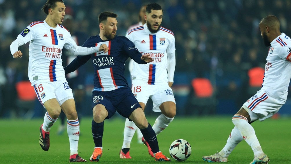 En un partido frente al Olympique de Lyon