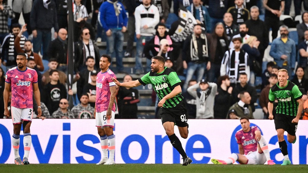 Serie A: Juventus cae ante Sassuolo y se aleja de los torneos internacionales