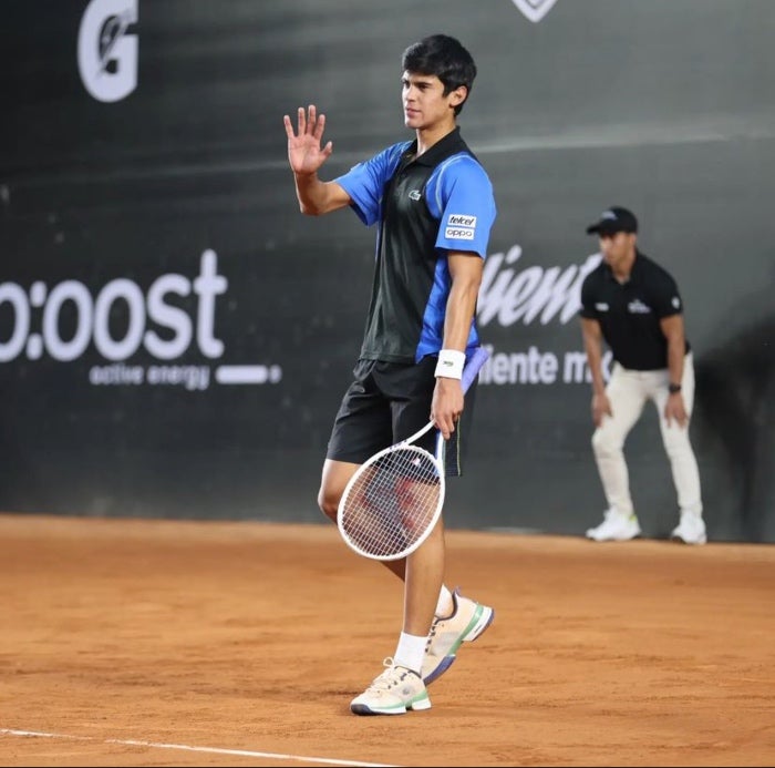 Rodrigo Pacheco durante el Abierto de la Ciudad de México