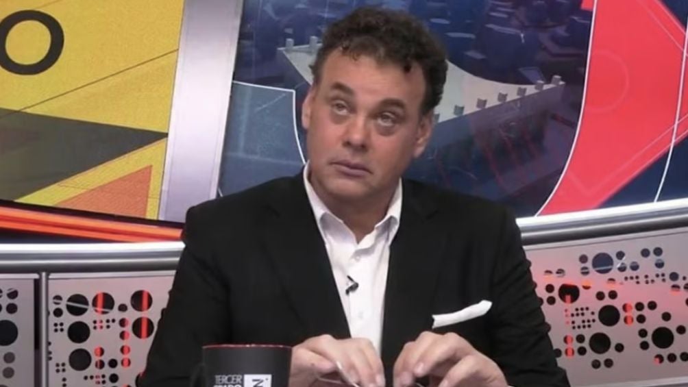 David Faitelson durante un programa