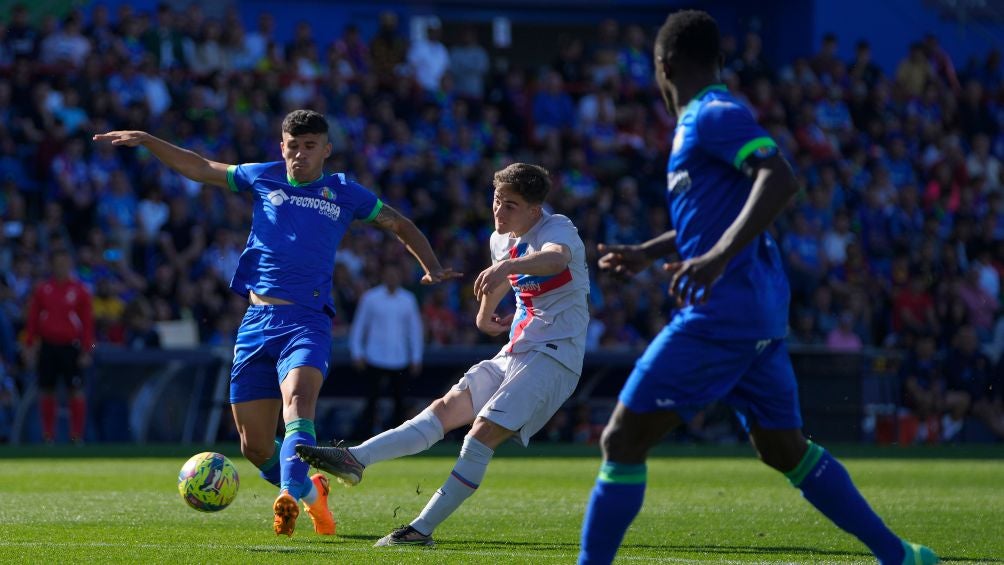 Gavi vio acción el fin de semana contra el Getafe