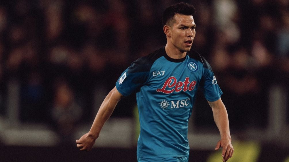 Lozano durante el partido ante la Juventus