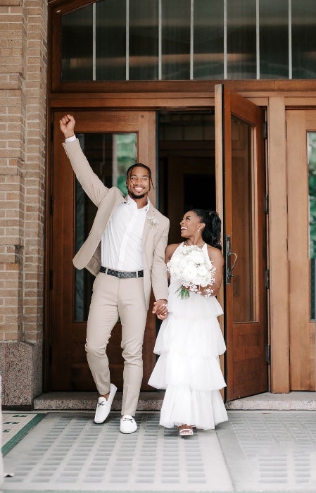 Simone Biles y Jonathan Owens en su boda