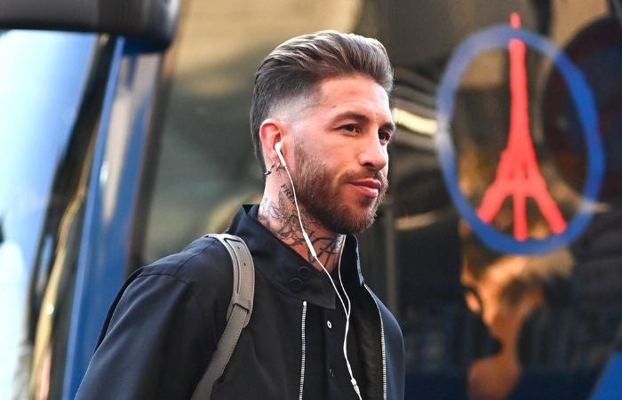 Sergio Ramos fuera del autobús del PSG