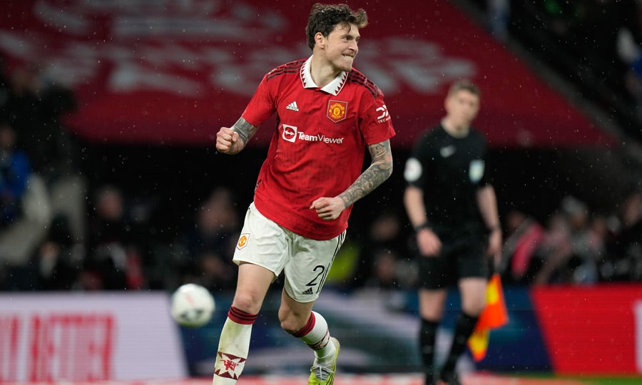 Lindelof tras darle el pase a la Final de la FA Cup al United