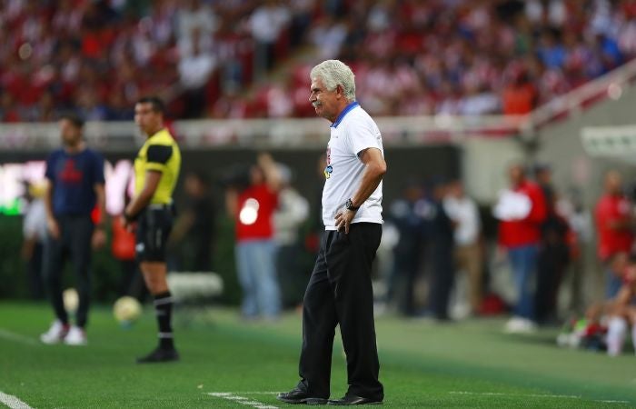 Ricardo Ferretti en el Chivas vs Cruz Azul