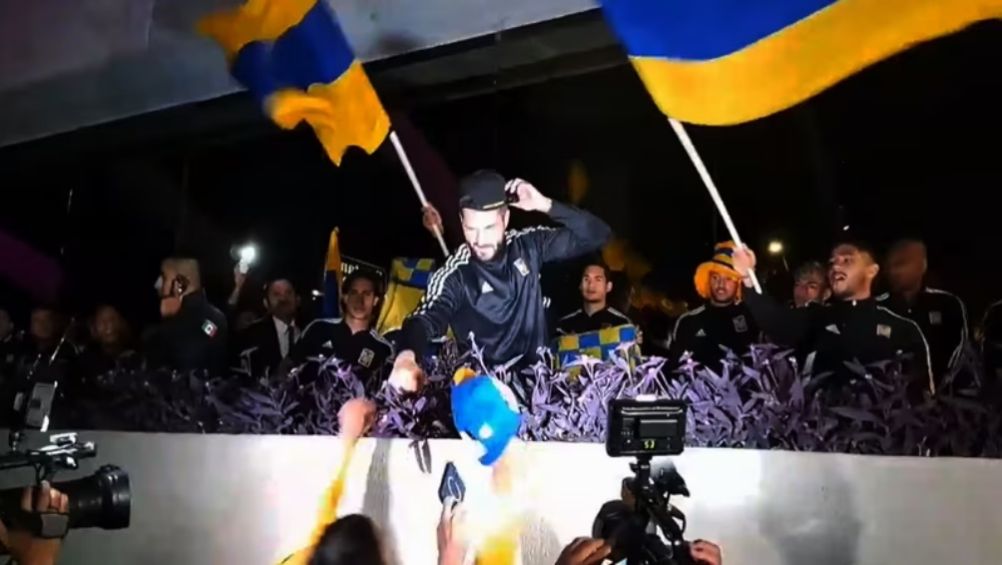 El francés intercambió su gorra con un fanático del equipo