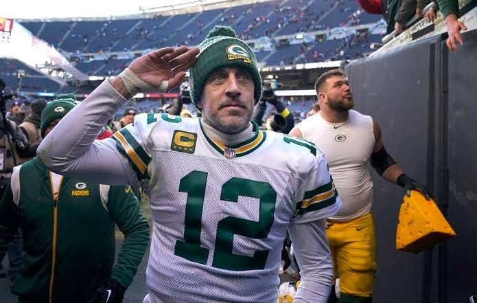 Rodgers después de un partido con Packers