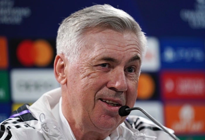 Carlo Ancelotti en conferencia de prensa