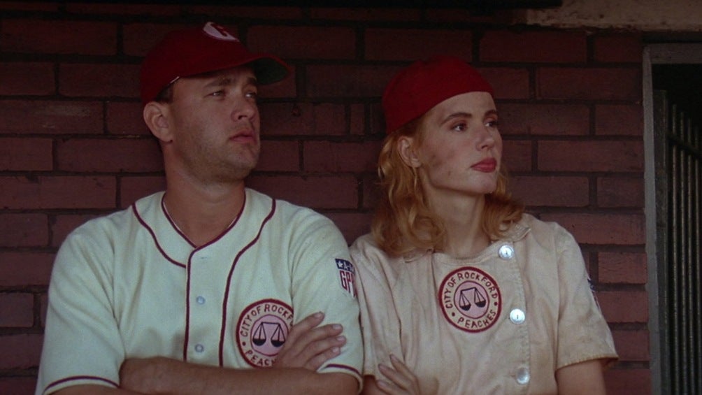 Tom Hank en A league of their own