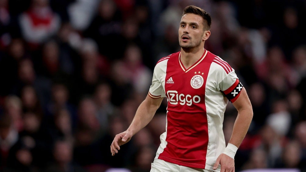 Tadic en un encuentro del Ajax