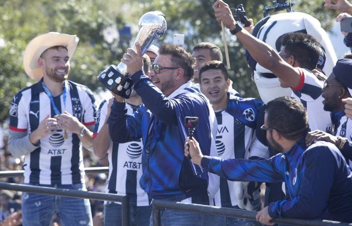 Antonio Mohamed campeón con Rayados