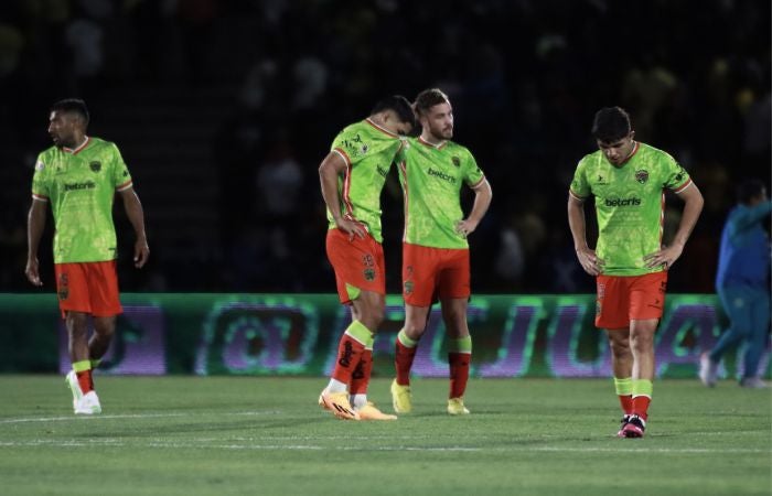 Jugadores de Juárez luego de caer ante América