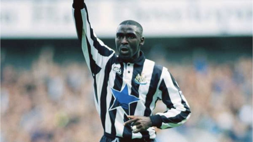 Andy Cole con el Newcastle United