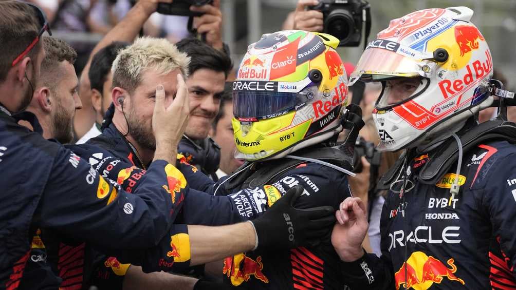 Verstappen no pudo igualar el ritmo de Checo