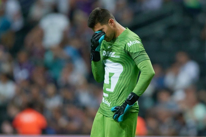 Julio González se lamenta tras partido ante Monterrey