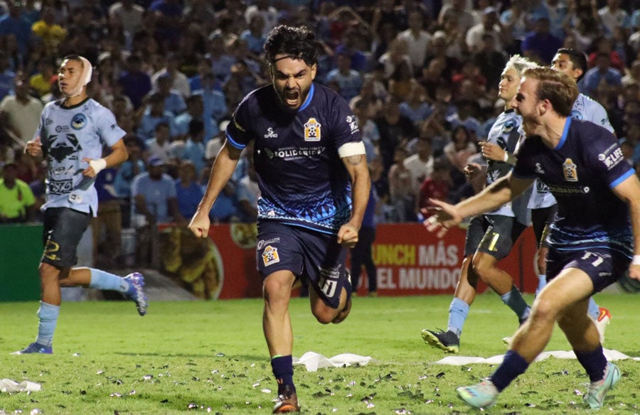 Daniel Jiménez celebra gol en la Final ante Tampico Madero