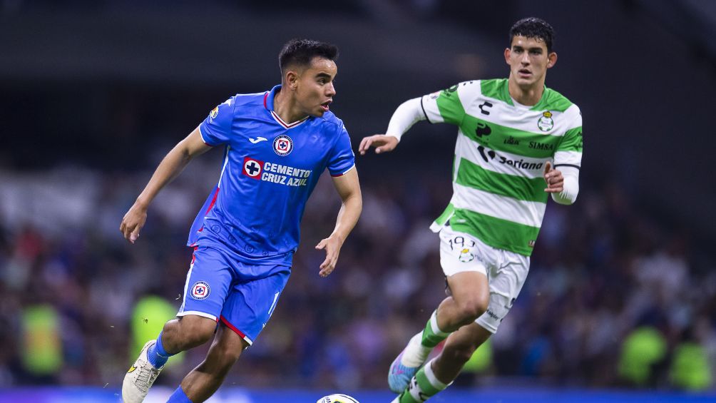 Rodríguez en el encuentro ante Santos