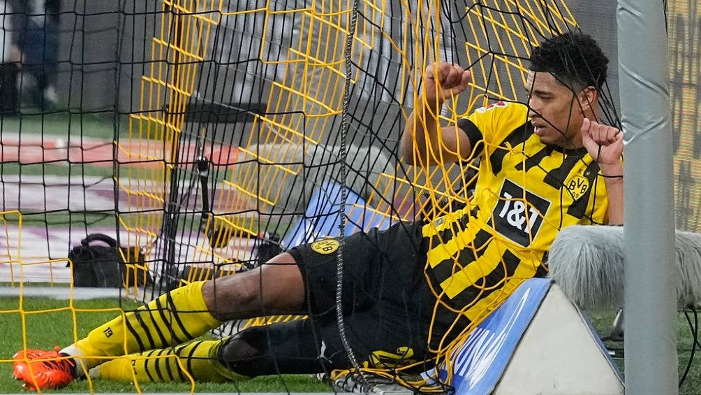 Jude Bellingham celebra un gol con el BVB