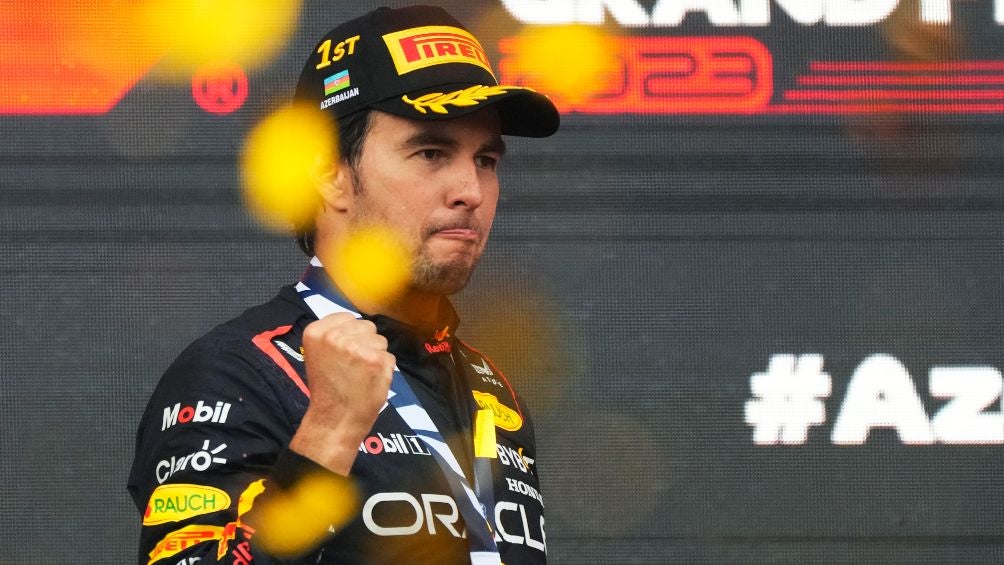 Checo Pérez fue el absoluto ganador en Bakú