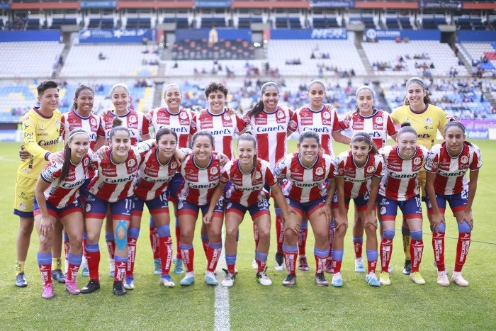 Jugadoras de San Luis se toman la foto del partido