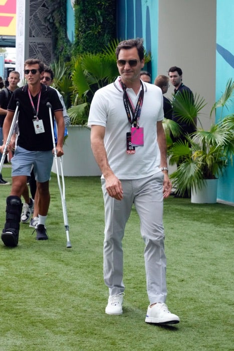 Roger Federer en el Gran Premio de Miami