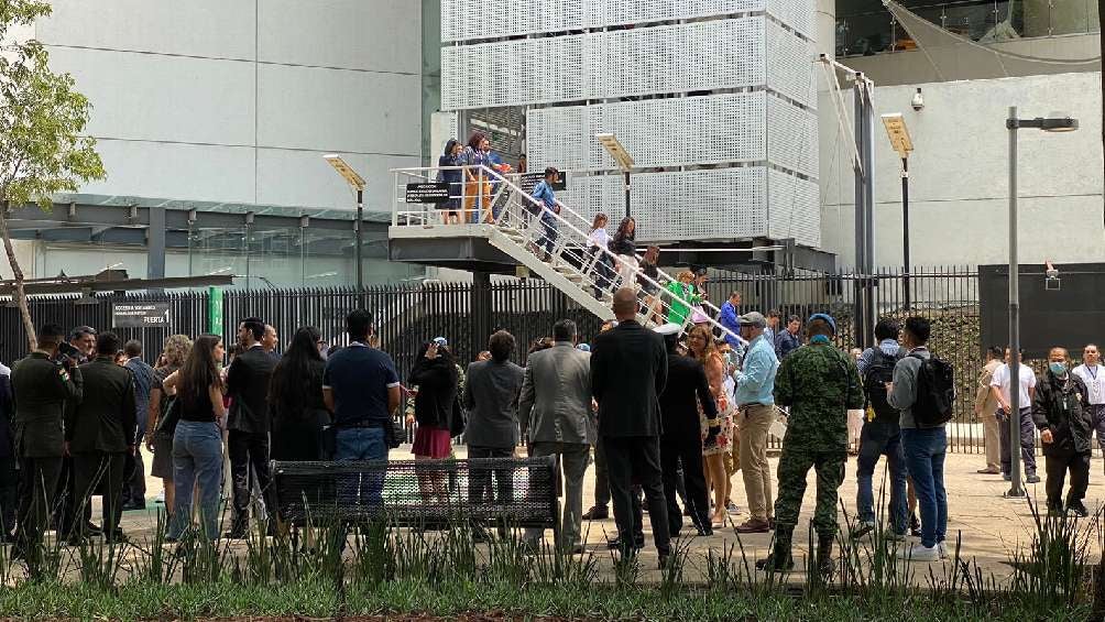 La gente tomo precauciones incluso en el Senado