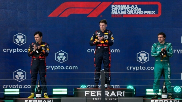 Checo terminó segundo en el Gran Premio de Miami