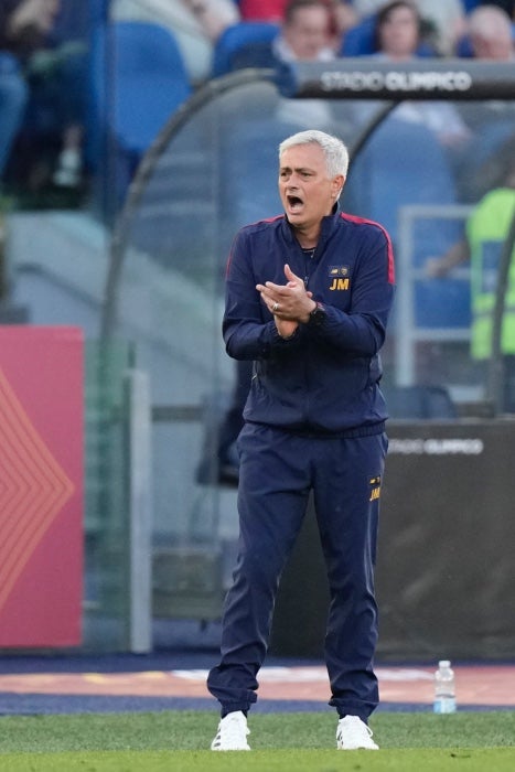 Murinho dirge en el Roma vs Milan