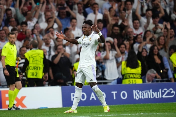 Vinicius Jr anotó el gol por parte del Real Madrid