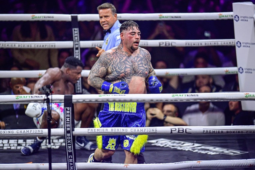 Andy Ruiz en su última pelea