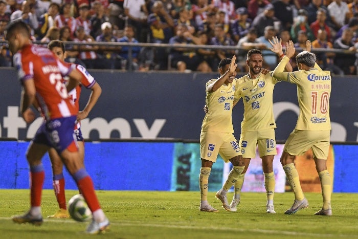 América celebra uno de los goles