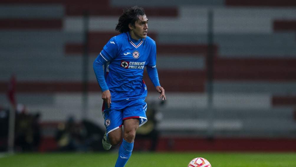 Joaquín Martínez durante un partido con Cruz Azul