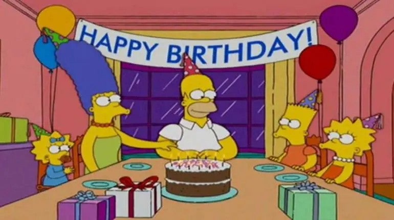 Homero Simpson festeja su cumpleaños este 12 de mayo