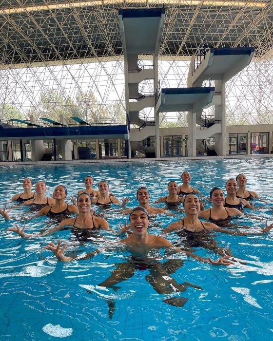 El equipo durante uno de sus entrenamientos en México