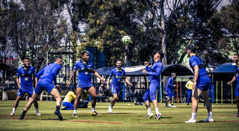 El América entrena en el nido