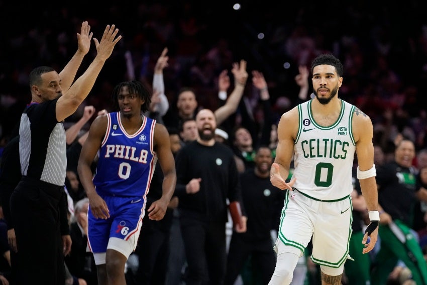 Tatum en el Juego 6 entre Celtics y 76ers