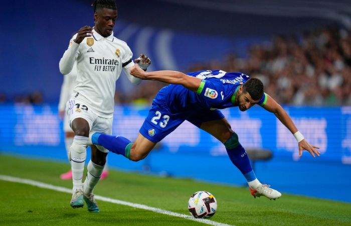 Eduardo Camavinga en el Real Madrid-Getafe