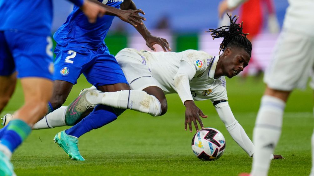 Eduardo Camavinga contra el Getafe