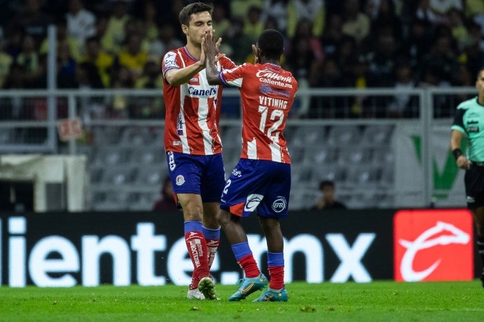 Unai Bilbao marcó el primer gol de San Luis