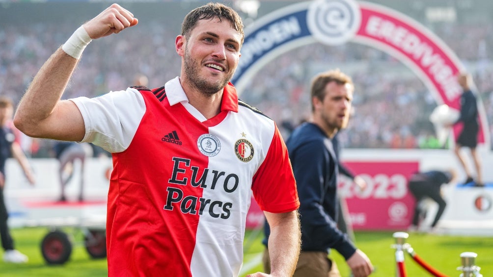 Feyenoord celebrando su título con el Feyenoord