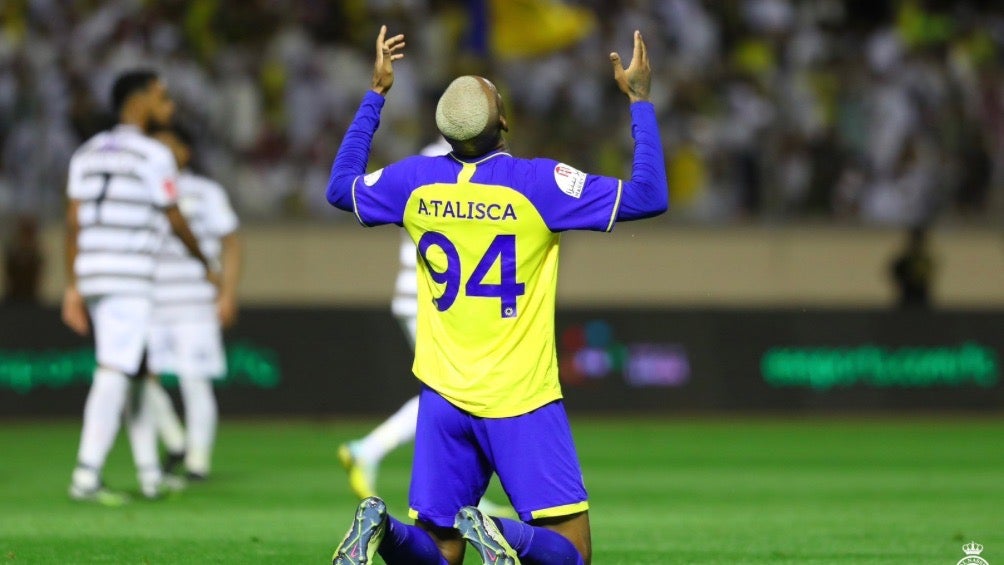 Talisca celebra el segundo gol del encuentro