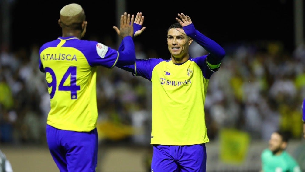 Cristiano celebra la victoria junto a Anderson Talisca