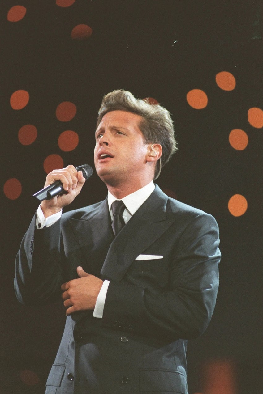 Luis Miguel en un concierto