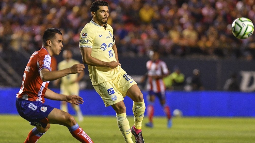 Martín en partido frente al San Luis