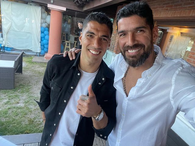 'Loco' Abreu y Luis Suárez 