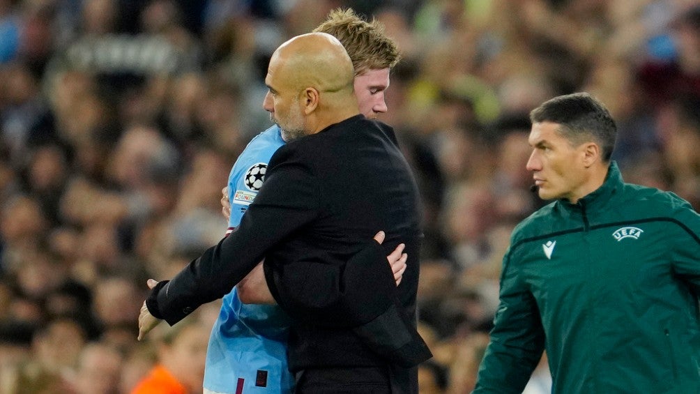 Guardiola sobre la pelea que tuvo con De Bruyne: "Nos gritamos y me encanta"